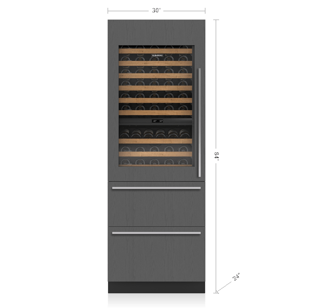 Sub-Zero Refrigerators - Drawer 30 Custom Panel - ID-30R