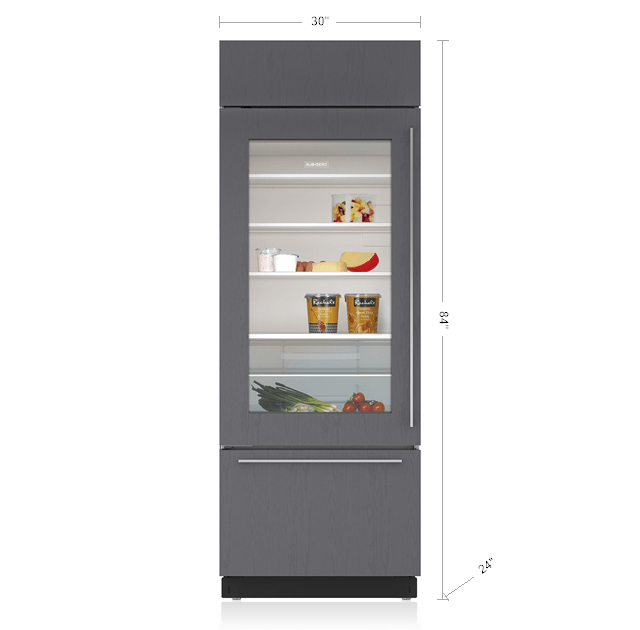 Sub-Zero Legacy Model - 30" Classic Over-and-Under Refrigerator/Freezer ...