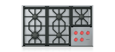 Wolf CT36G/S 36 Gas Cooktop