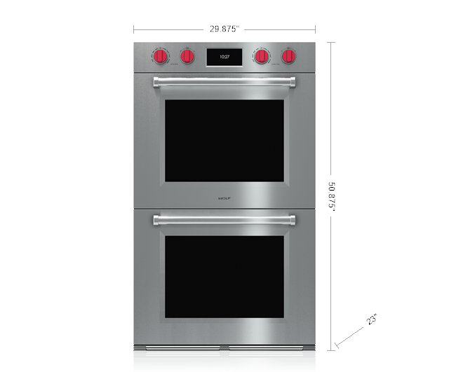 Wolf DO30U/S L-Series 30 Electric Double Wall Oven - Unframed