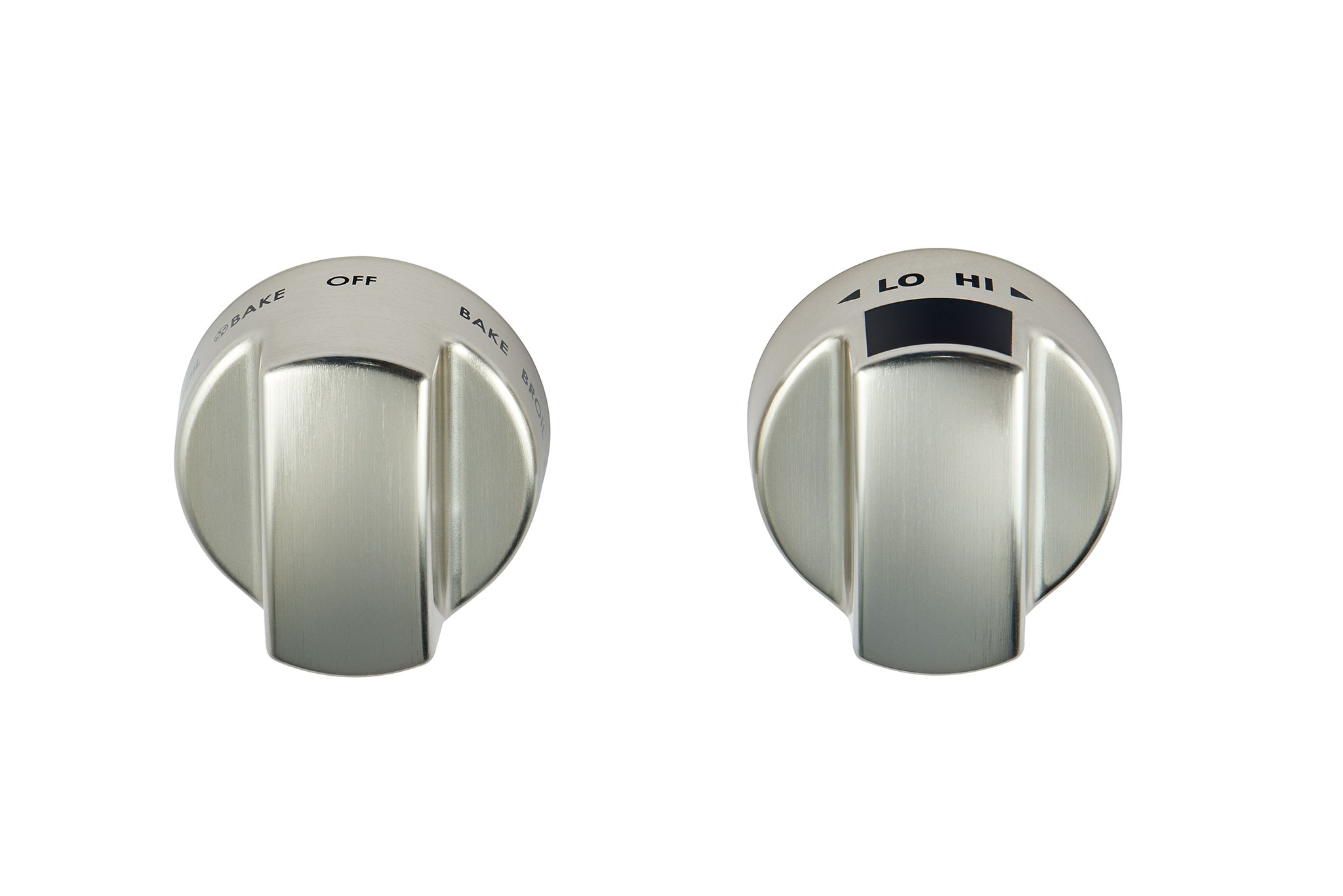Induction Range Stainless Steel Knobs
