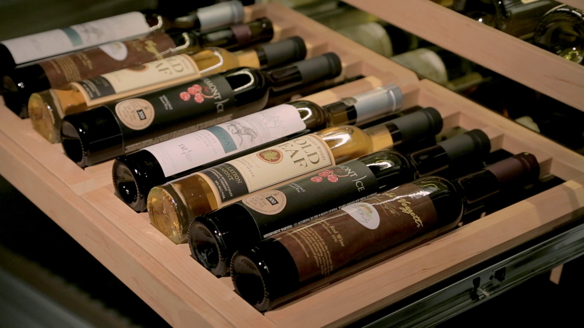 Horizontal discount wine storage