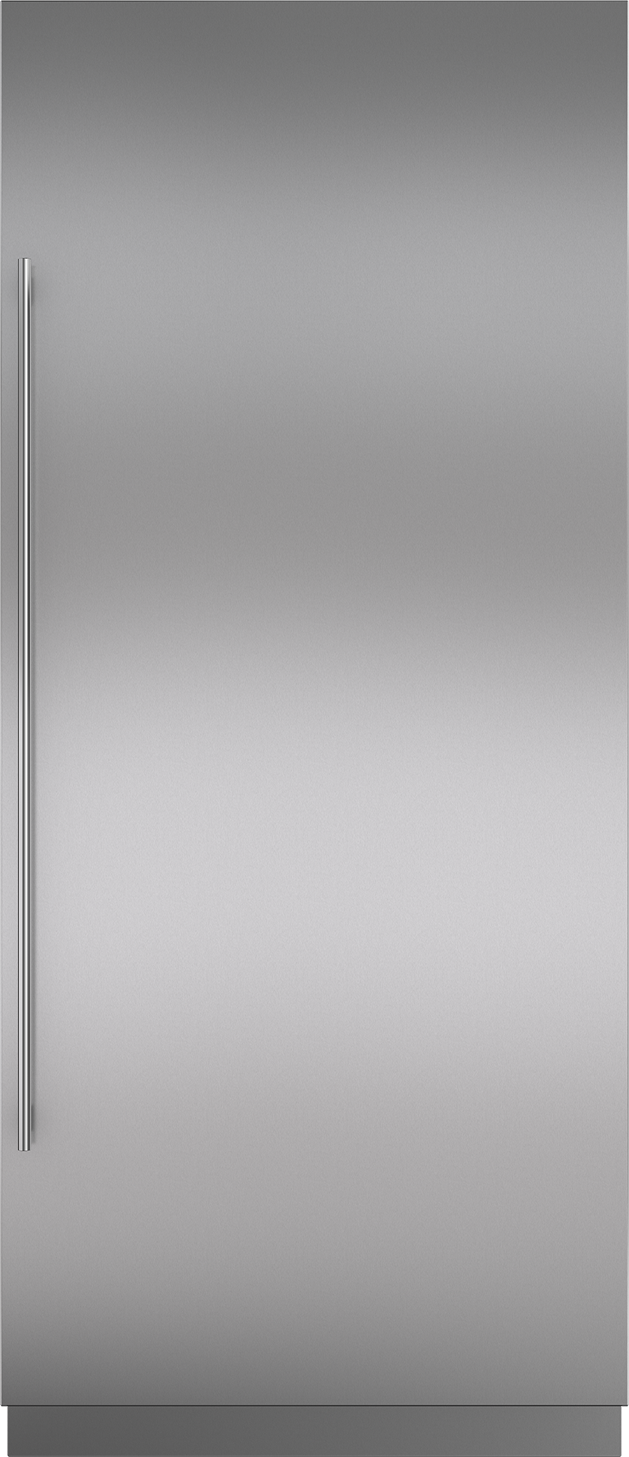 Stainless Steel Door Panel with Tubular Handle and 4