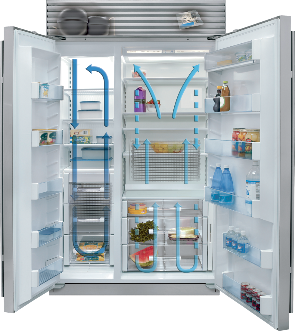 SubZero 48" Classic SidebySide Refrigerator/Freezer (BI48S/S)