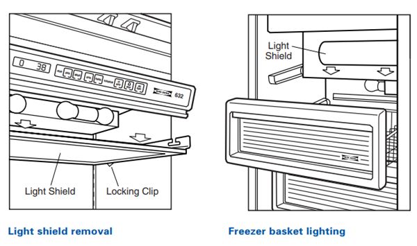 how to change fridge light bulb  refrigerator light replacement