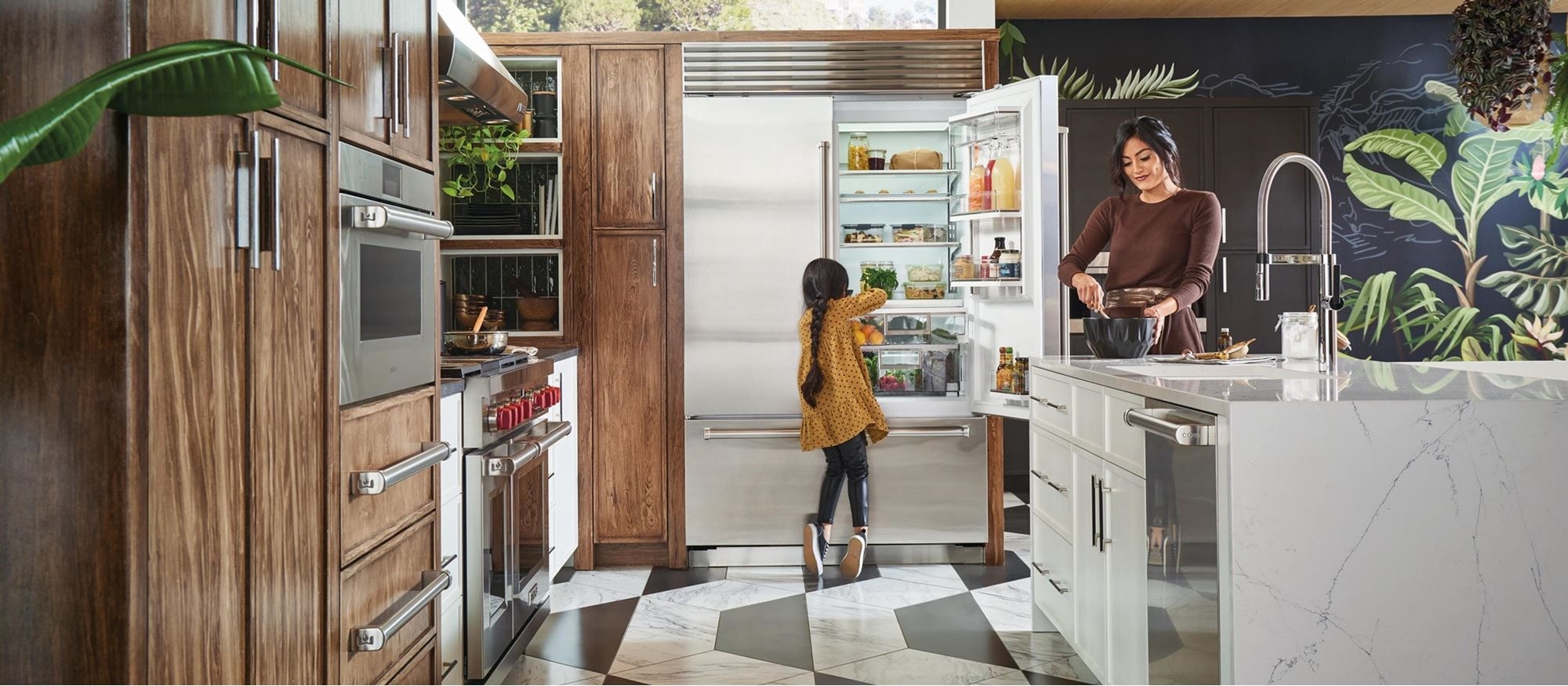 Home Refrigerator dual-temperature freezer small freezer double