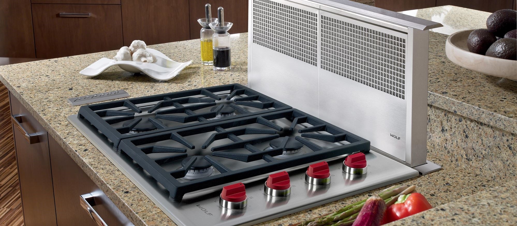 Forno Spezia 30-Inch Gas Cooktop, 4 Burners, Wok Ring and Grill