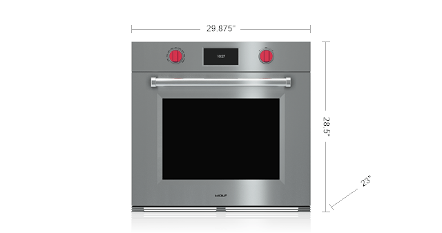 23 inch wide wall oven