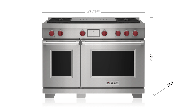 flat gas range tops