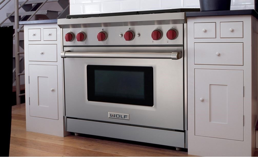 Wolf 36 Inch Pro-Style Gas Range GR366,Dual-Stacked Sealed Burners,5.5 –  APPLIANCE BAY AREA